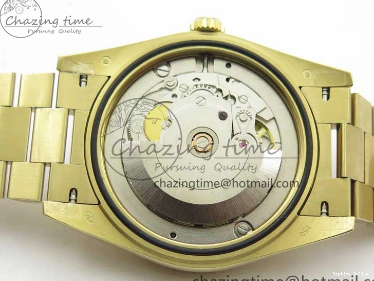 1218 Day-Date 40mm 228239 BP New Dial Version 904 YG Silver Stick Markers Dial on YG President Bracelet A Sophisticated 2807